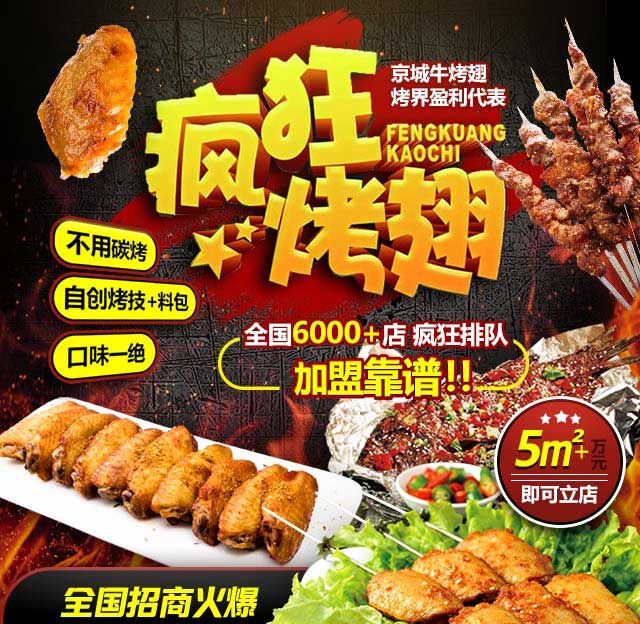 中卫奥尔良烤翅